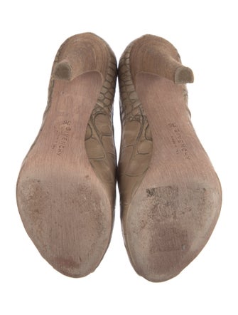 Givenchy Leather Animal Print Pumps