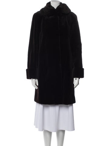 Givenchy Coats Vintage 1980's Fur Coat M