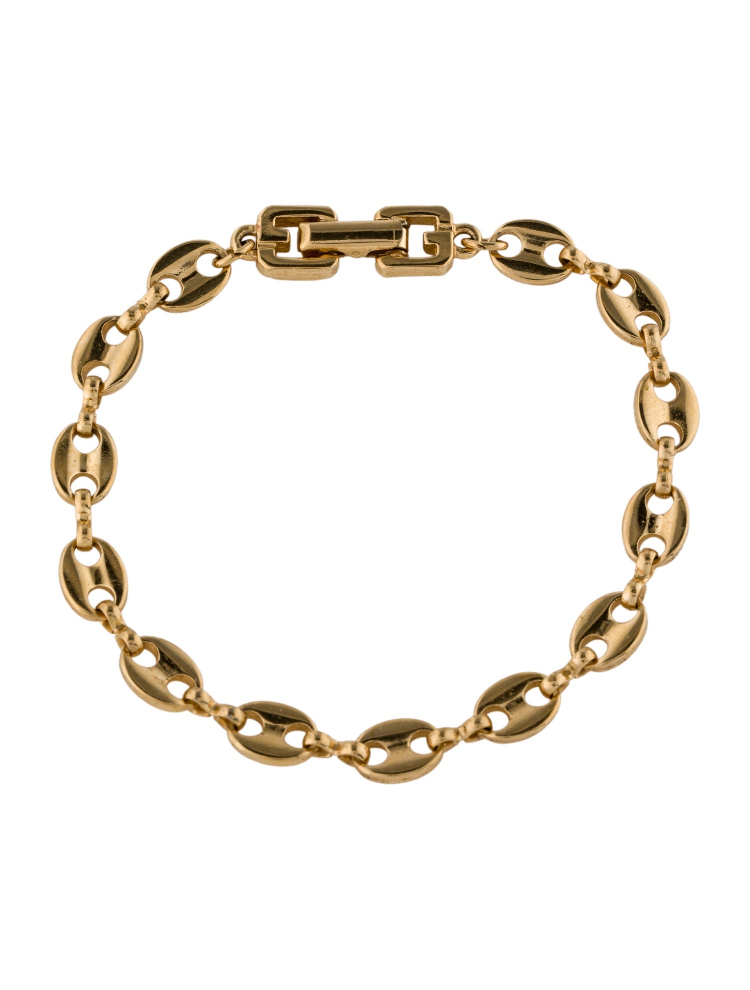 Givenchy Vintage Oval Link Bracelet