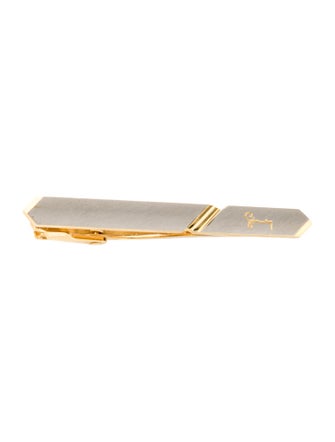 Givenchy Two Tone Signature Tie Clip