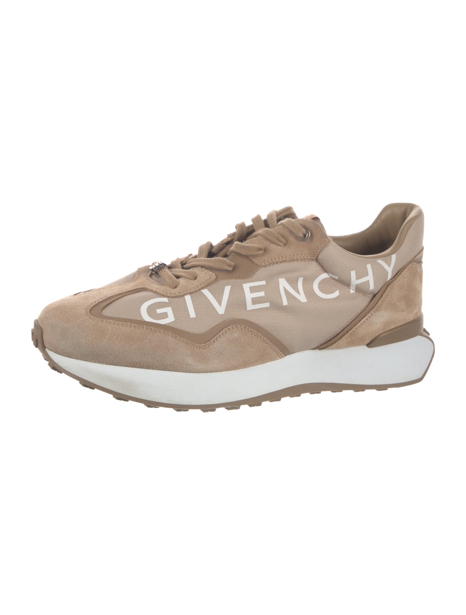 Givenchy Suede Printed Athletic Sneakers