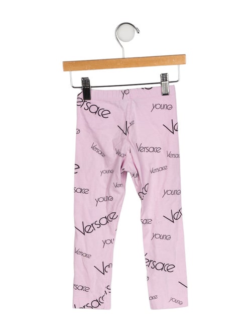 Young Versace Printed Leggings