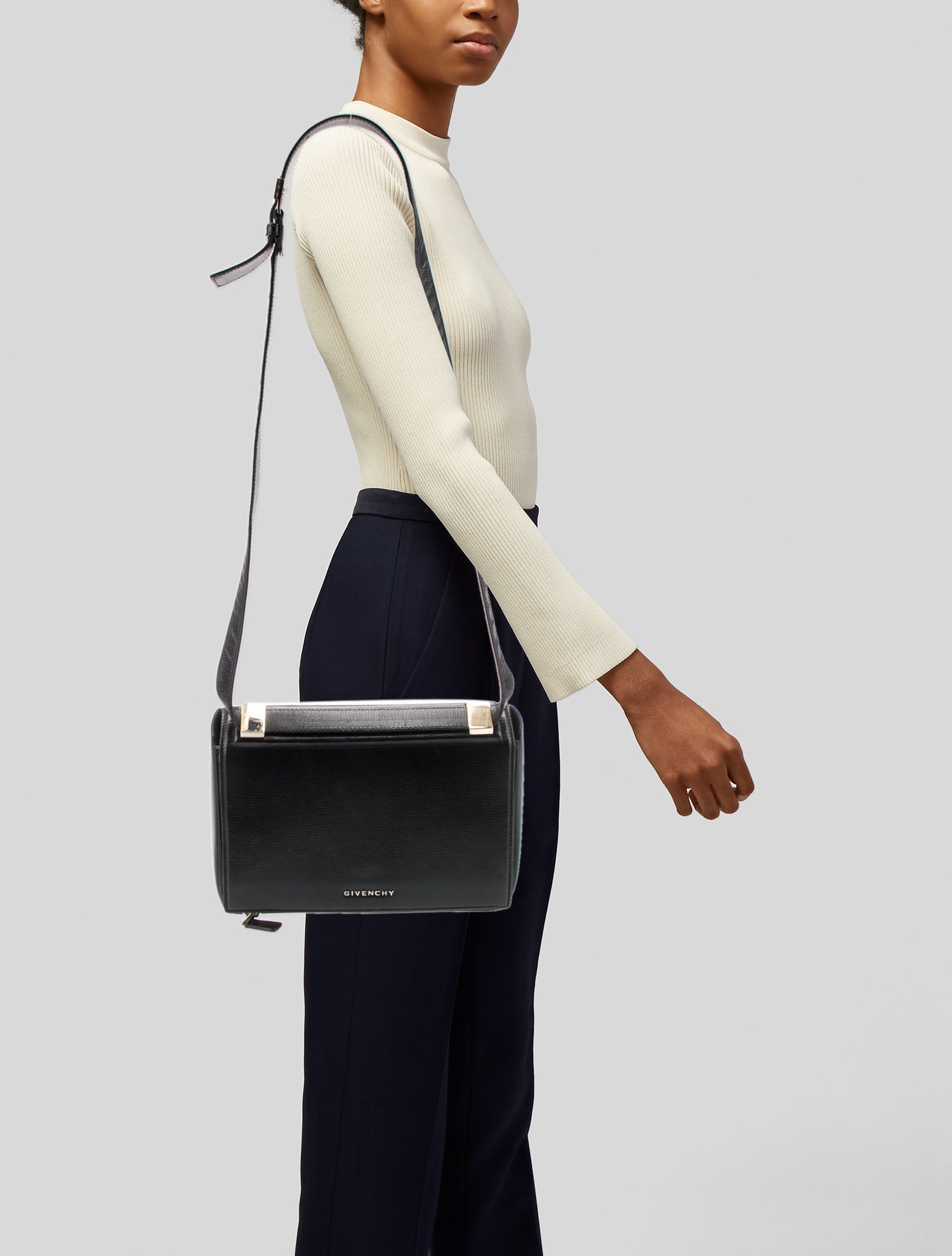 Givenchy Leather Messenger Bag