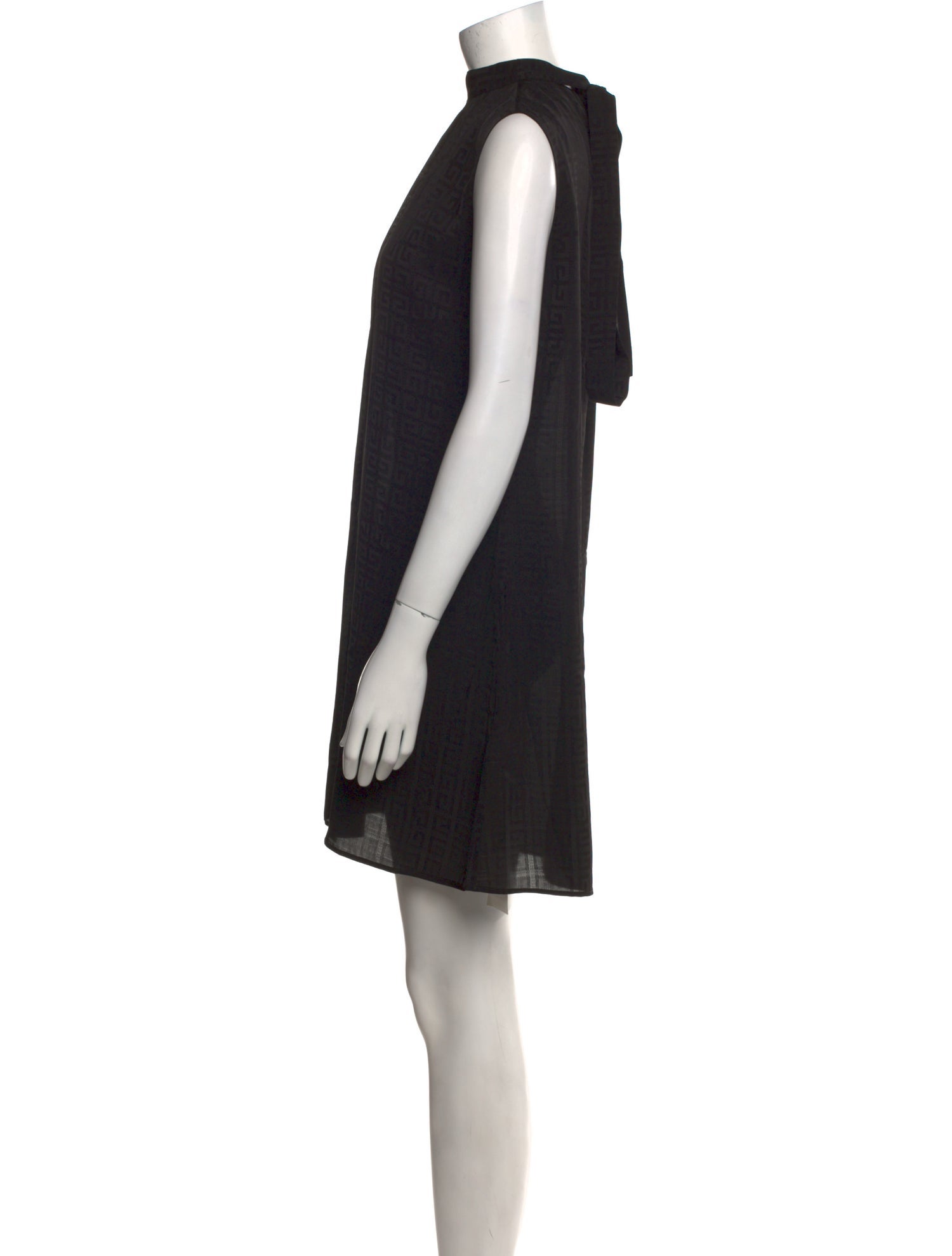 Givenchy Mock Neck Mini Dress