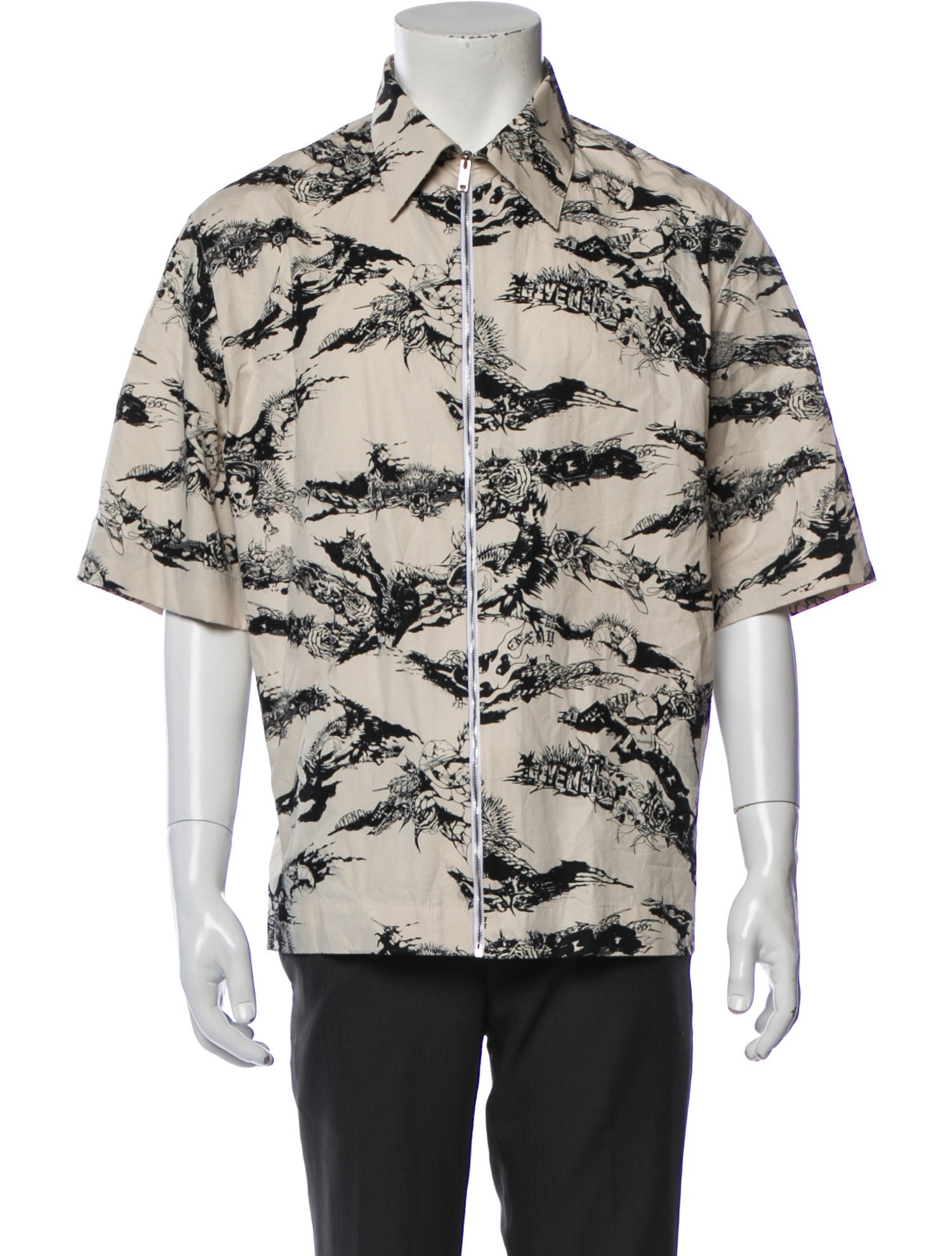 Givenchy Printed Short Sleeve Shirt
