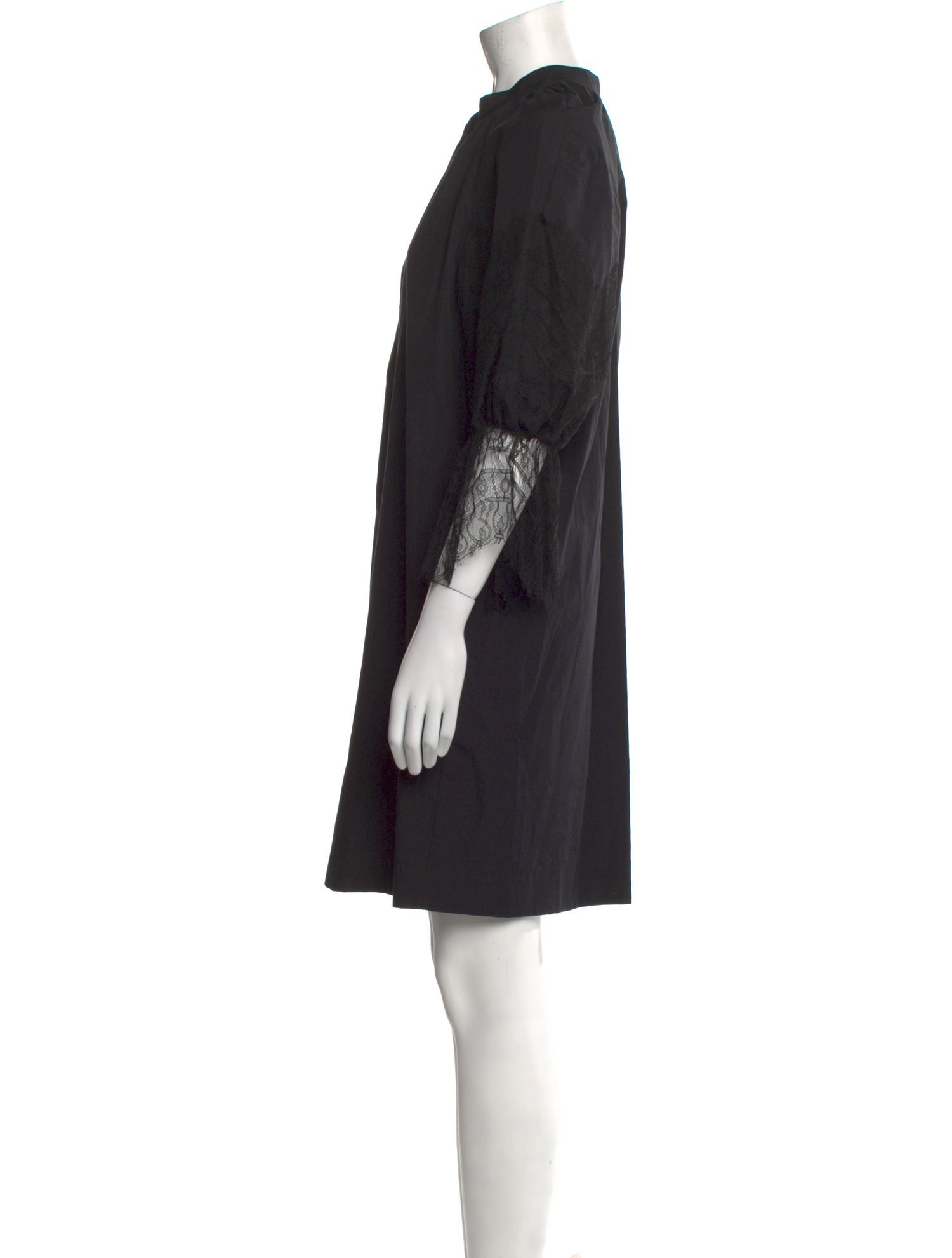 Givenchy Mock Neck Knee-Length Dress