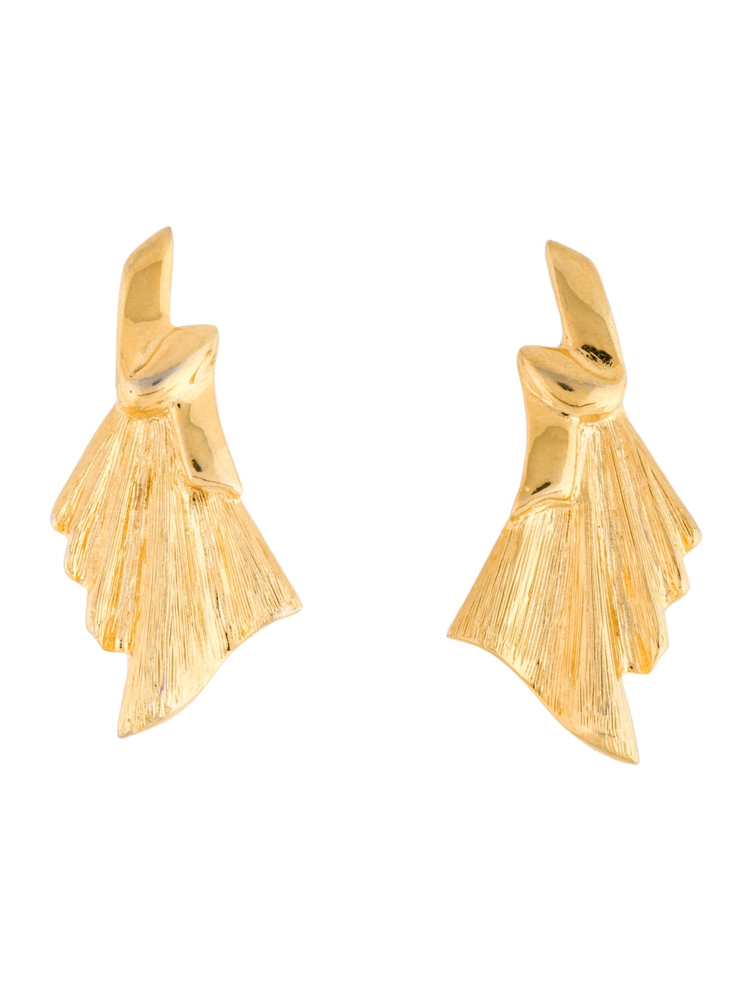 Givenchy Vintage Brushed Earrings