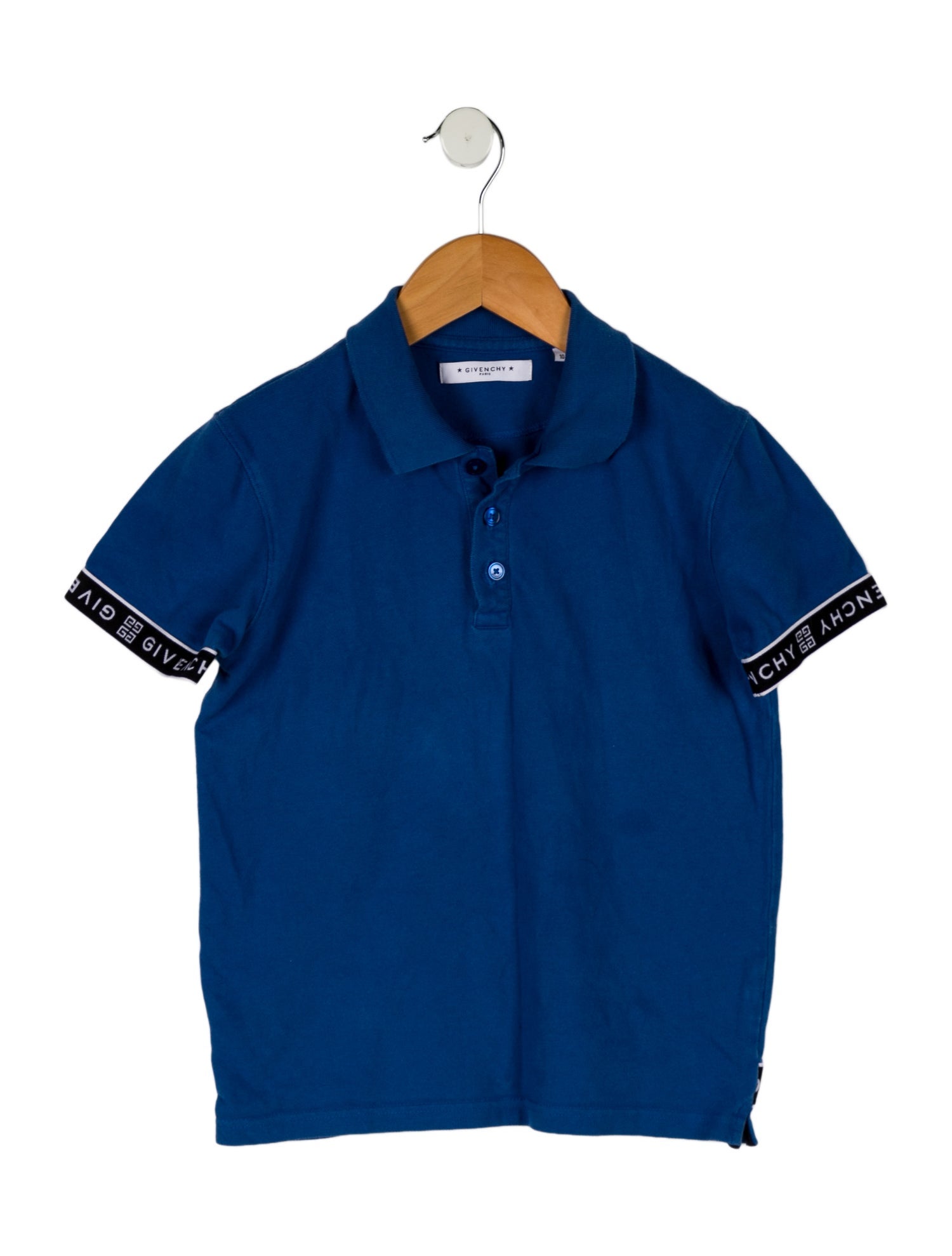 Givenchy Boys' Printed Short Sleeve Polo Shirt