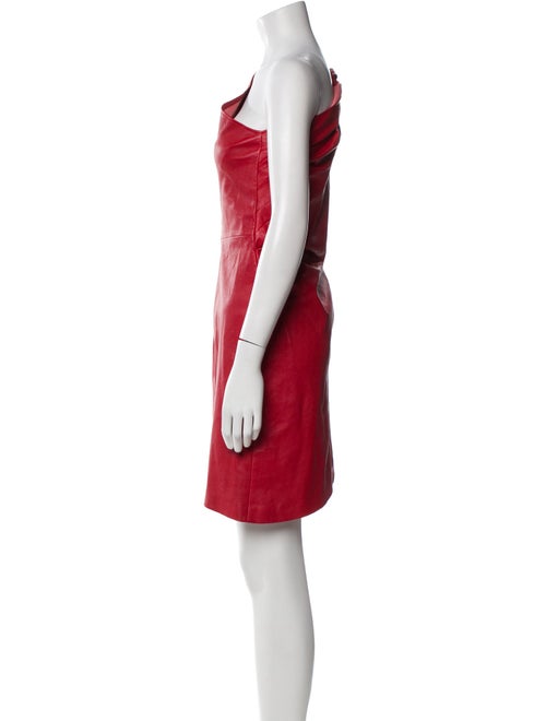 Givenchy Leather Knee-Length Dress