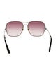 Givenchy Aviator Tinted Sunglasses