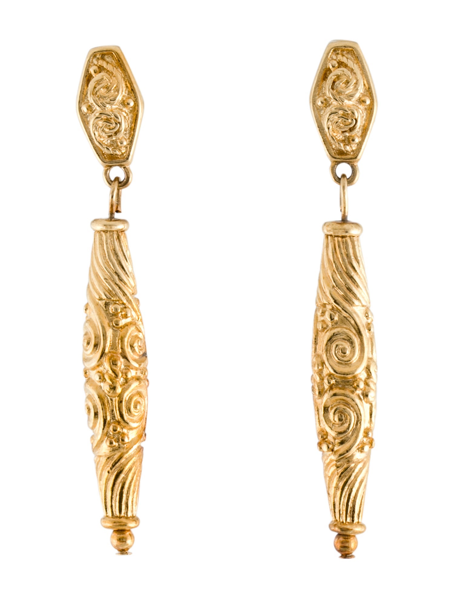 Givenchy Vintage Drop Clip-On Earring