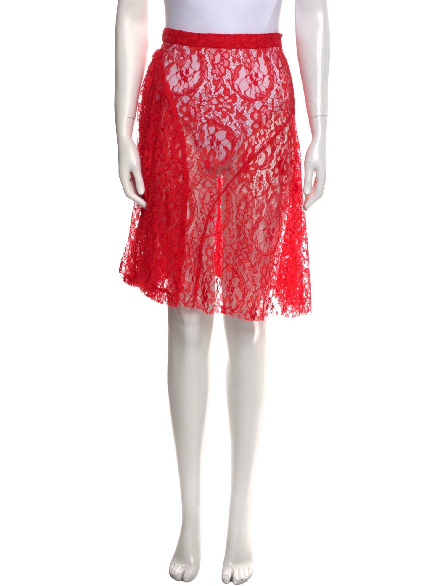 Givenchy Lace Pattern Knee-Length Skirt w/ Tags