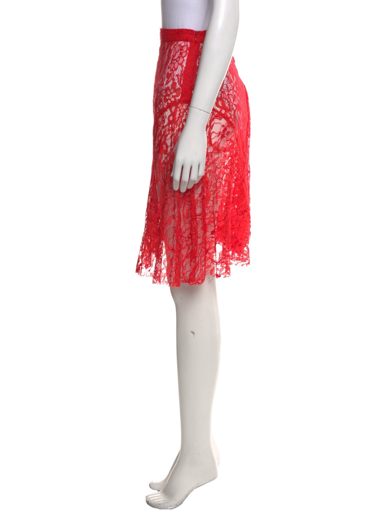 Givenchy Lace Pattern Knee-Length Skirt w/ Tags