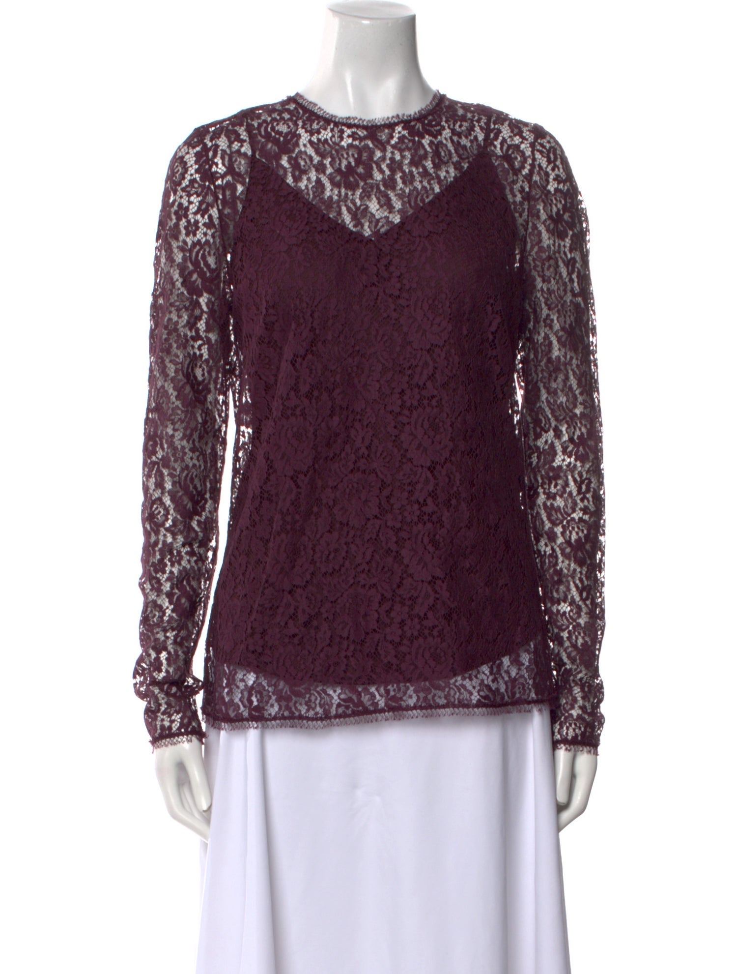 Givenchy Lace Lace Pattern Blouse