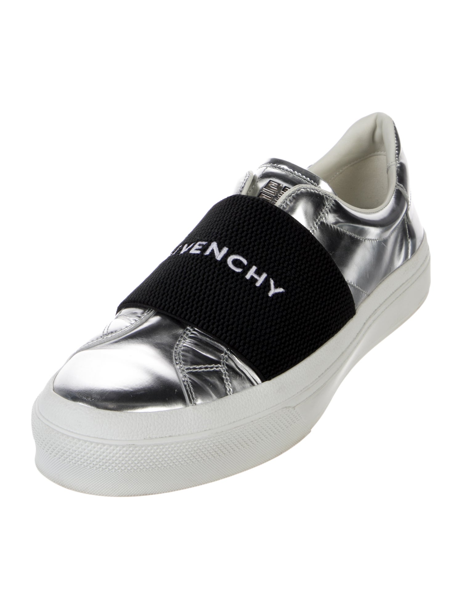 Givenchy Leather Colorblock Pattern Sneakers