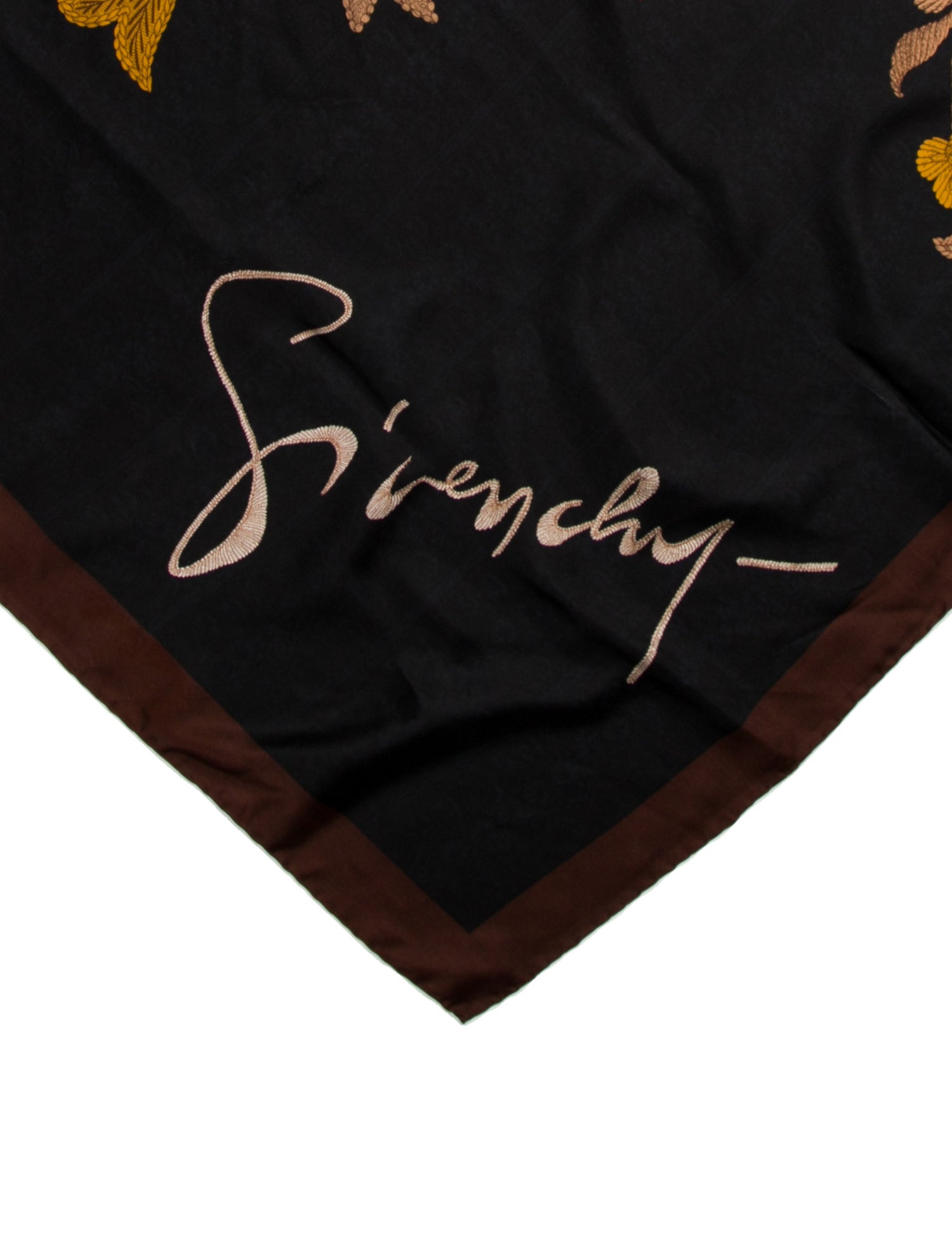 Givenchy Silk Floral Print Scarf