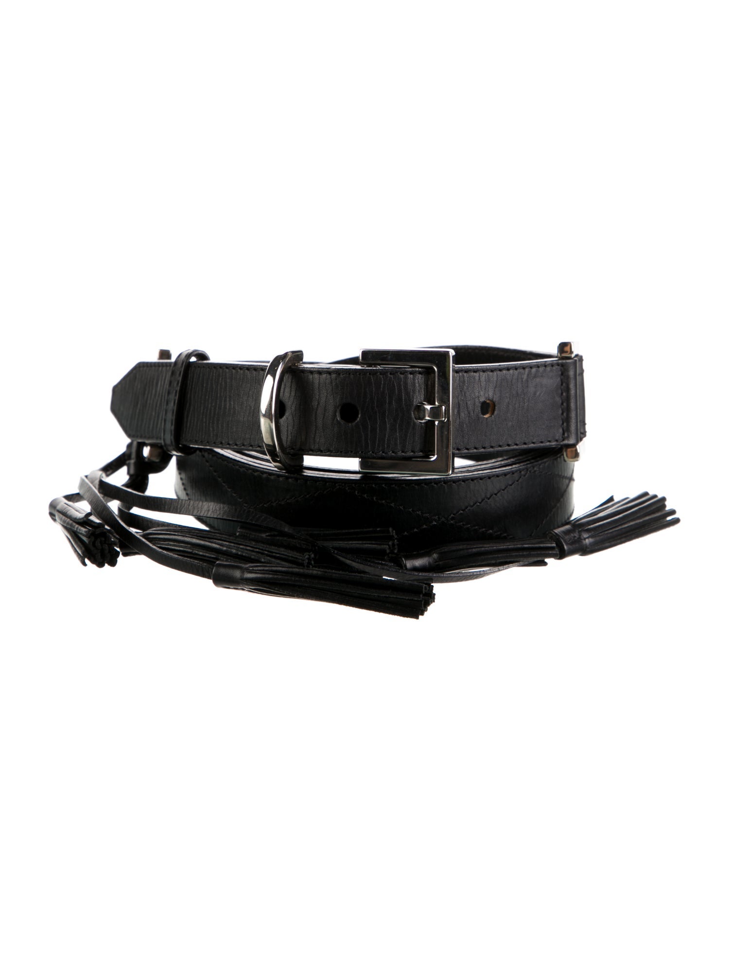 Givenchy Leather Tassel Accents Belt