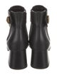 Givenchy Leather Grosgrain Trim Boots