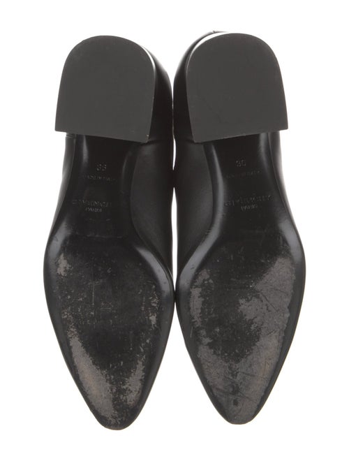 Givenchy Leather Grosgrain Trim Boots