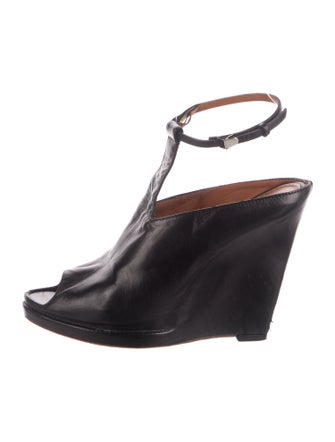 Givenchy Leather T-Strap Sandals