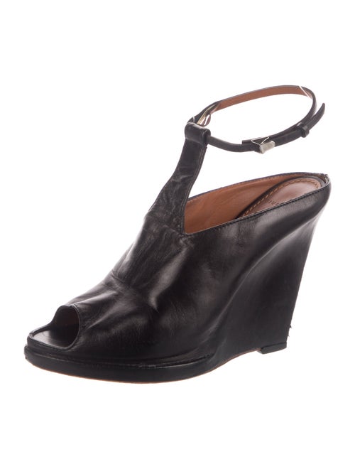 Givenchy Leather T-Strap Sandals