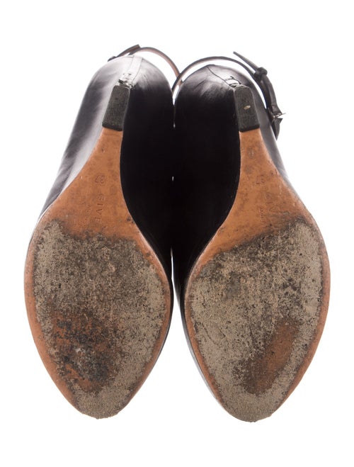 Givenchy Leather T-Strap Sandals