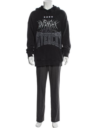 Givenchy Graphic Print Crew Neck Hoodie