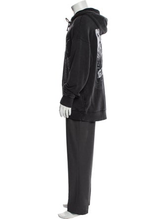 Givenchy Graphic Print Crew Neck Hoodie