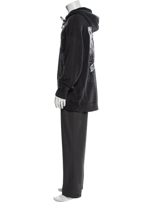 Givenchy Graphic Print Crew Neck Hoodie