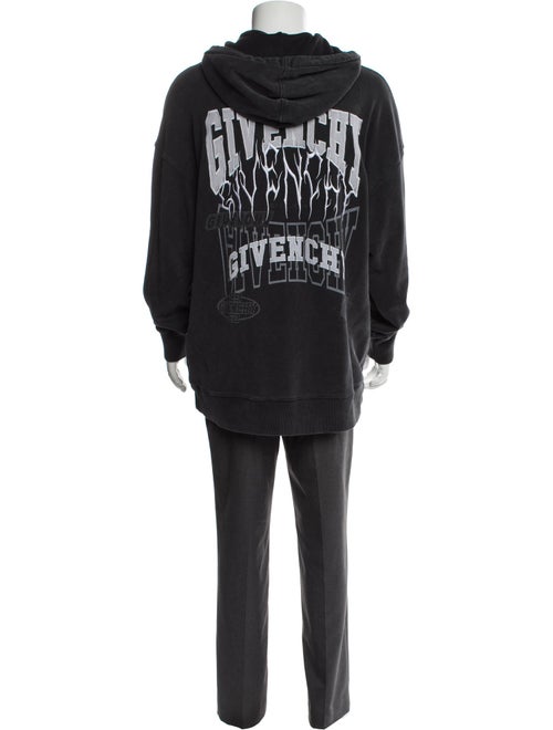Givenchy Graphic Print Crew Neck Hoodie