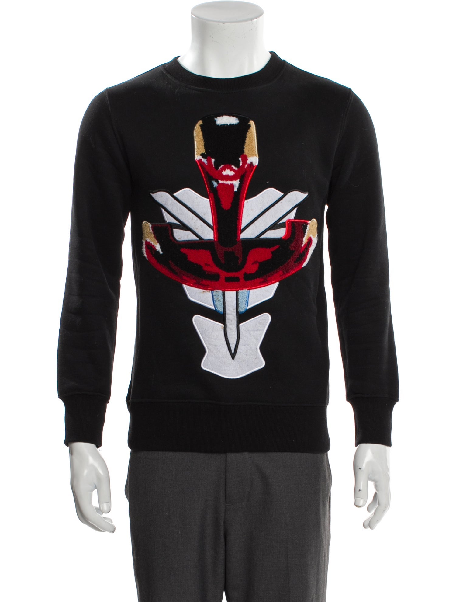 Givenchy Graphic Print Crew Neck Pullover