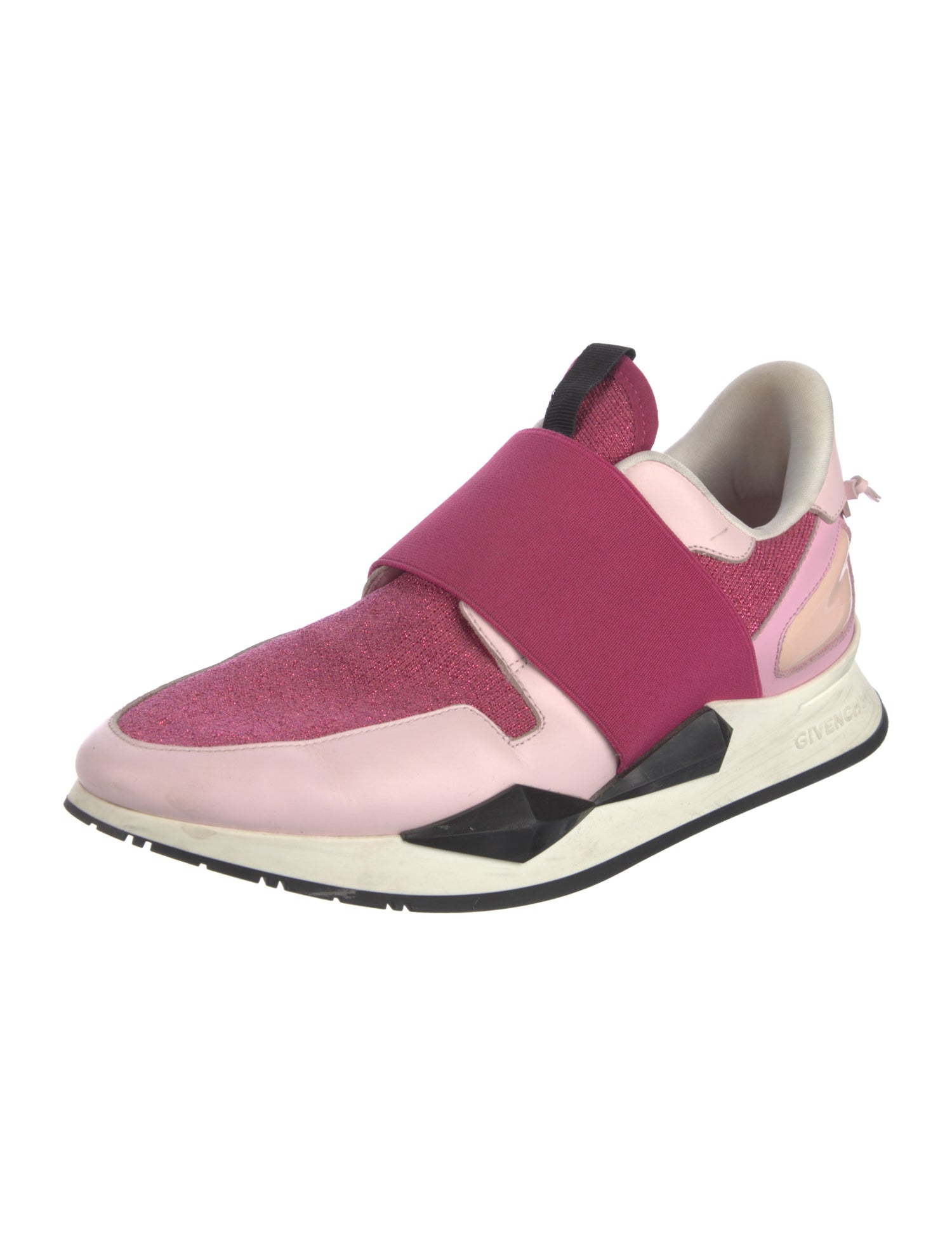 Givenchy Leather Colorblock Pattern Sneakers