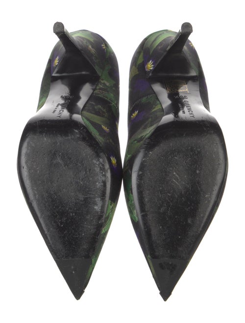Givenchy Satin Floral Print Pumps