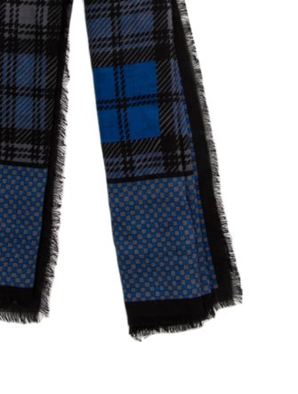 Givenchy Plaid Print Scarf