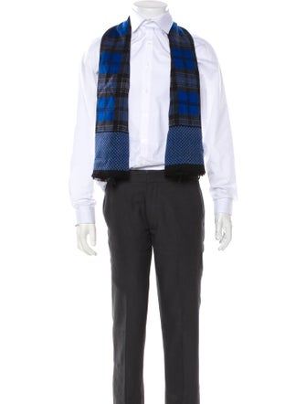 Givenchy Plaid Print Scarf