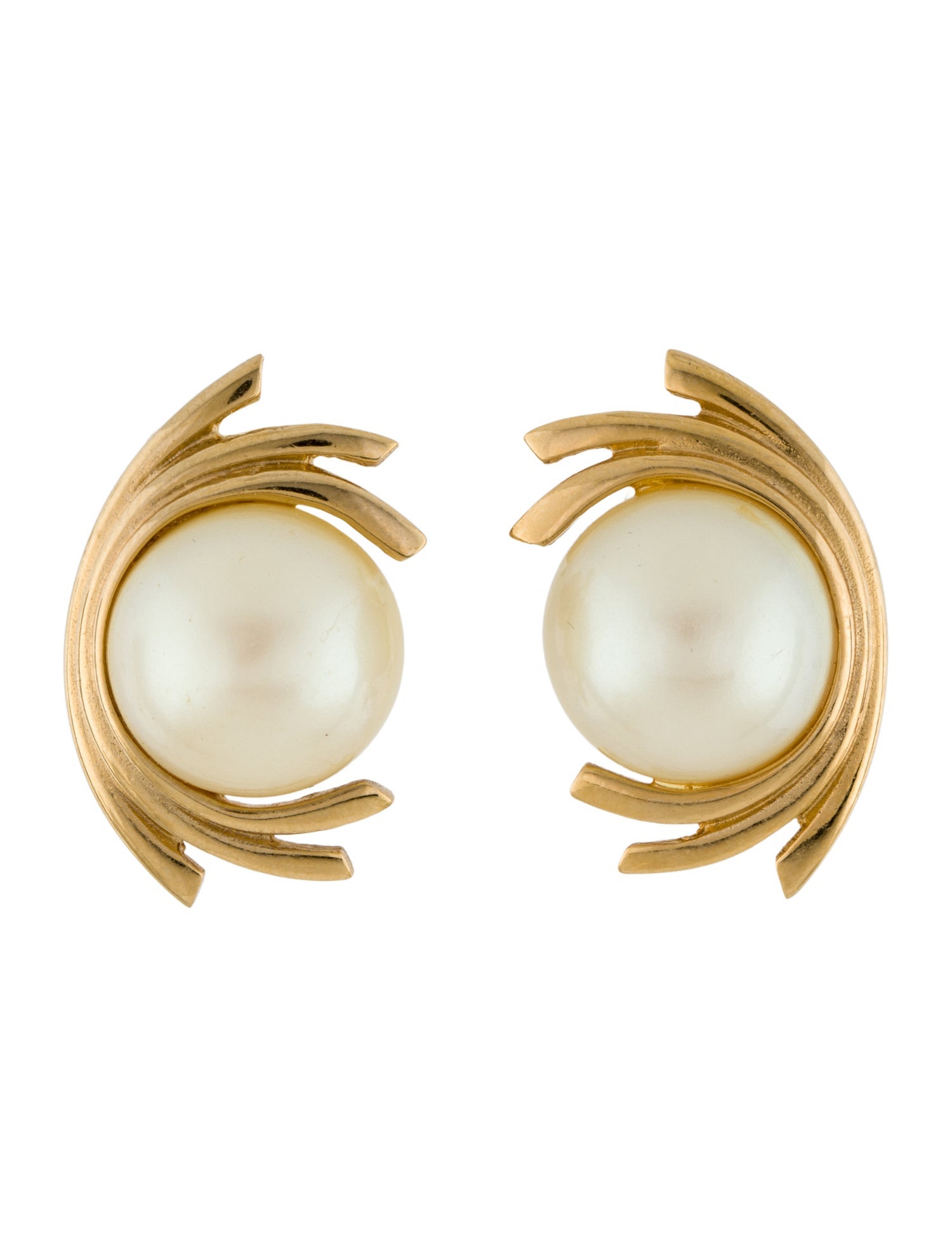 Givenchy Faux Pearl Stud Earrings