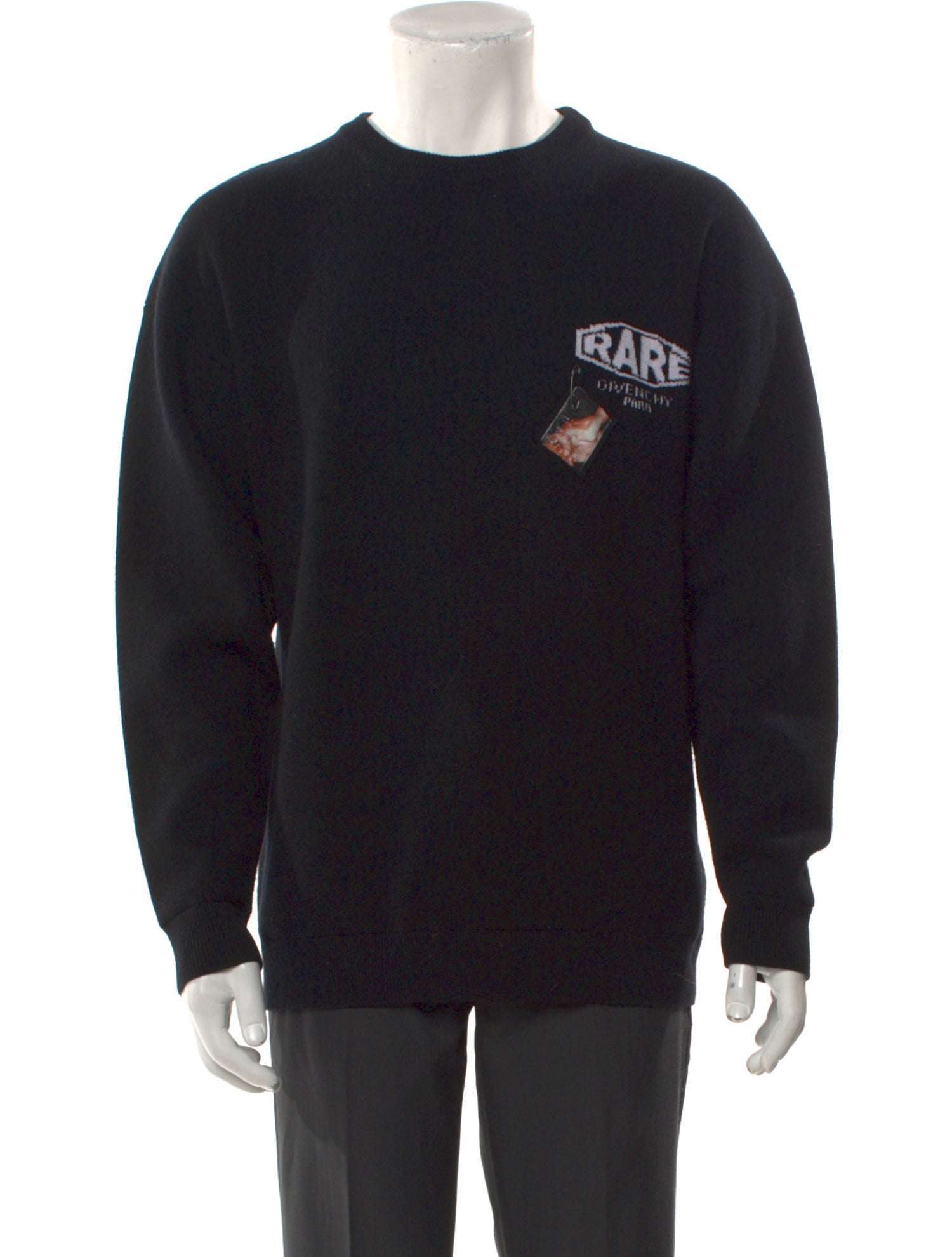 Givenchy Graphic Print Crew Neck Pullover