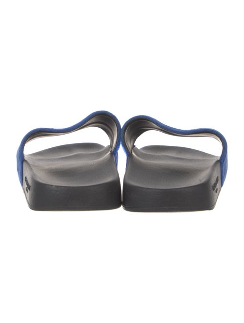 Givenchy Velvet Graphic Print Slides