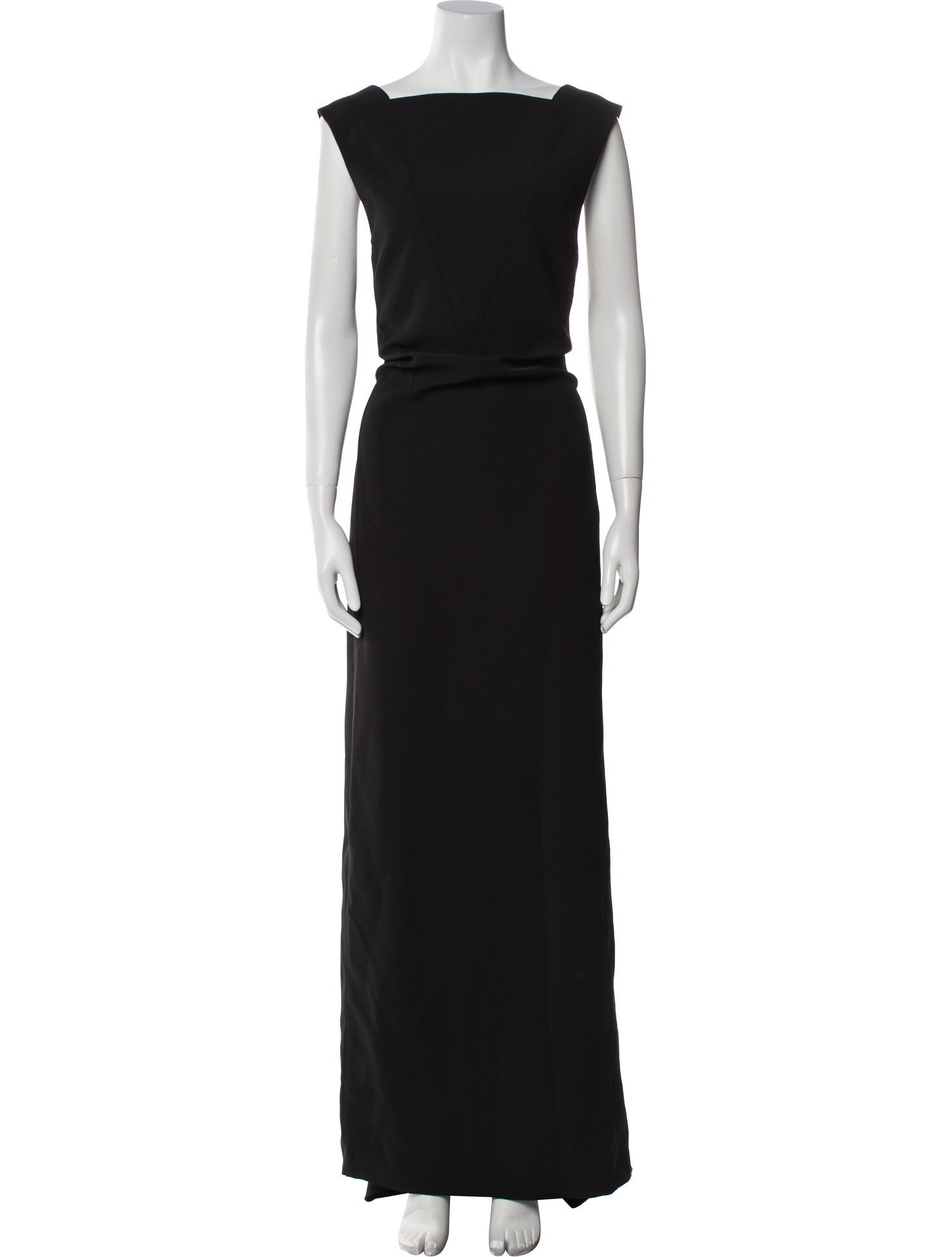 Givenchy Bateau Neckline Long Dress