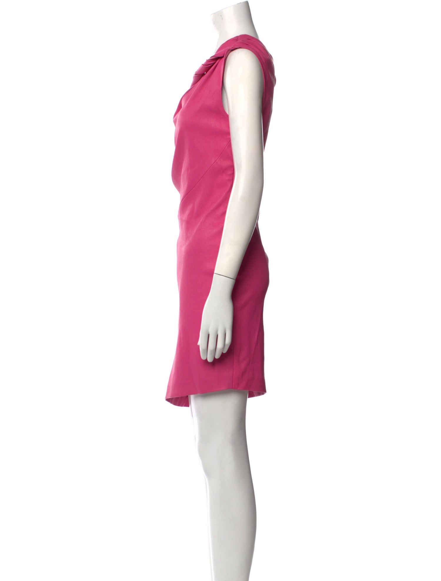 Givenchy Leather Knee-Length Dress