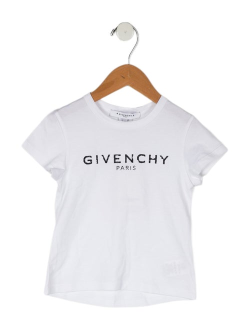 Givenchy Toddler Girls' Logo Graphic Short Sleeve Top