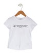 Givenchy Toddler Girls' Logo Graphic Short Sleeve Top