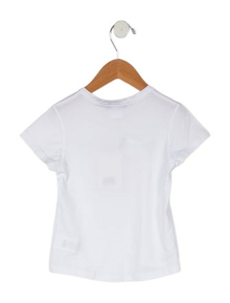 Givenchy Toddler Girls' Logo Graphic Short Sleeve Top