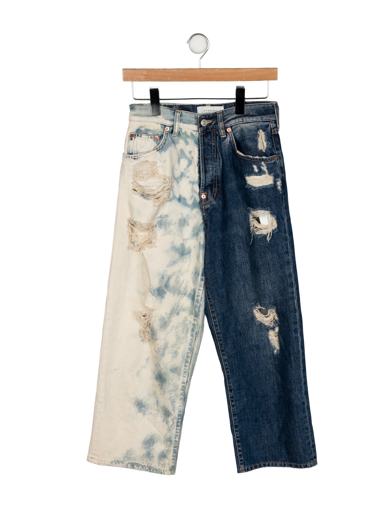 Givenchy High-Rise Wide Leg Jeans