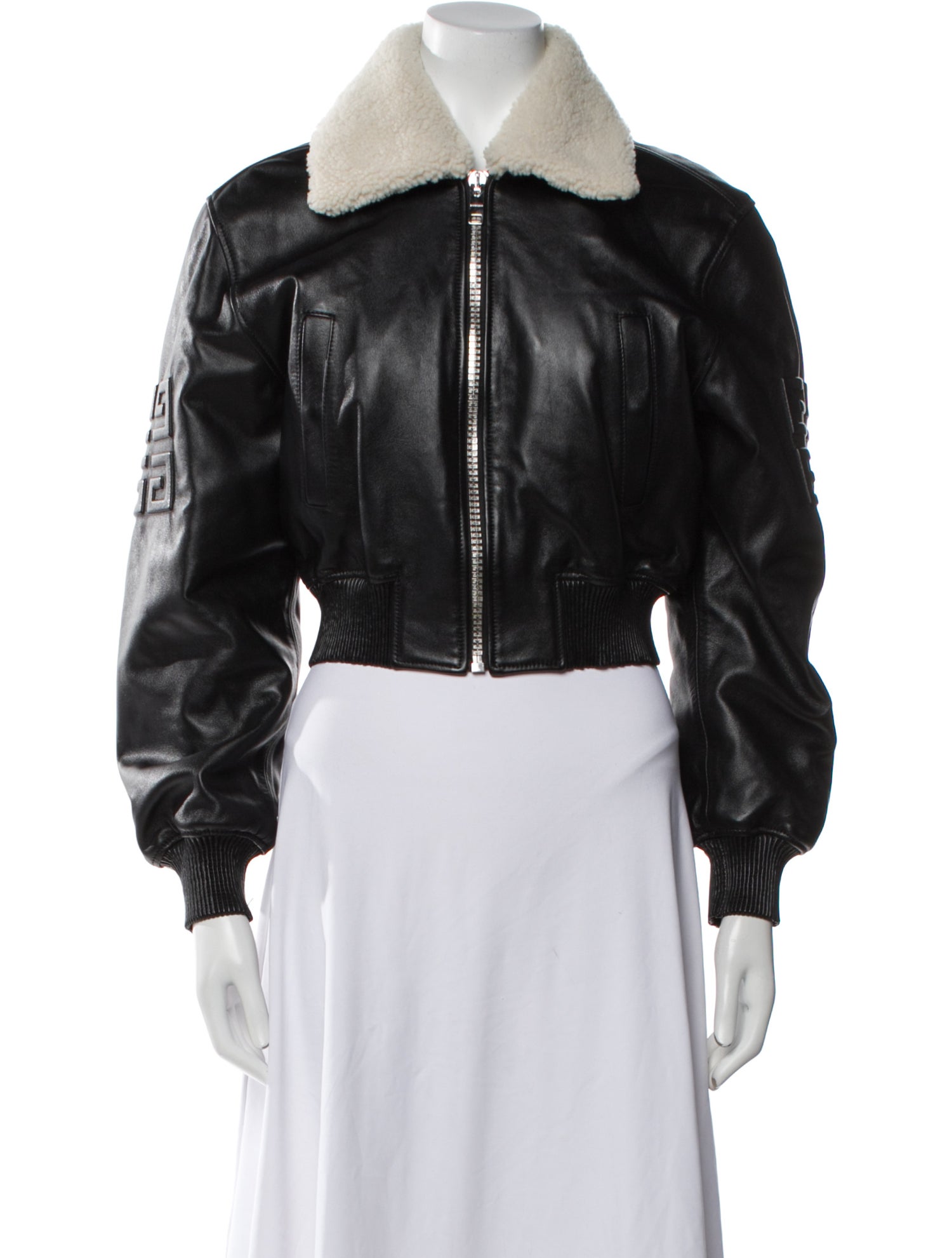 Givenchy Leather Fur Jacket