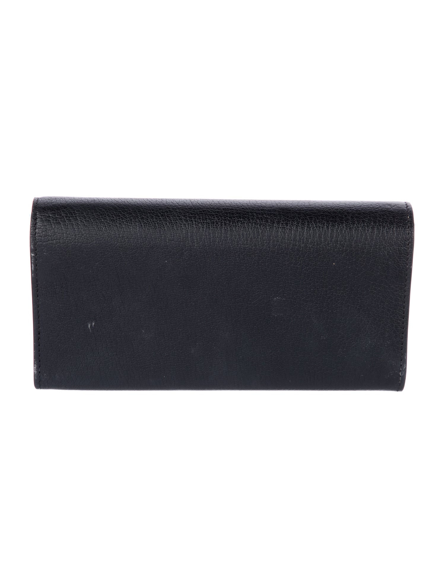 Givenchy Leather Striped Continental Wallet