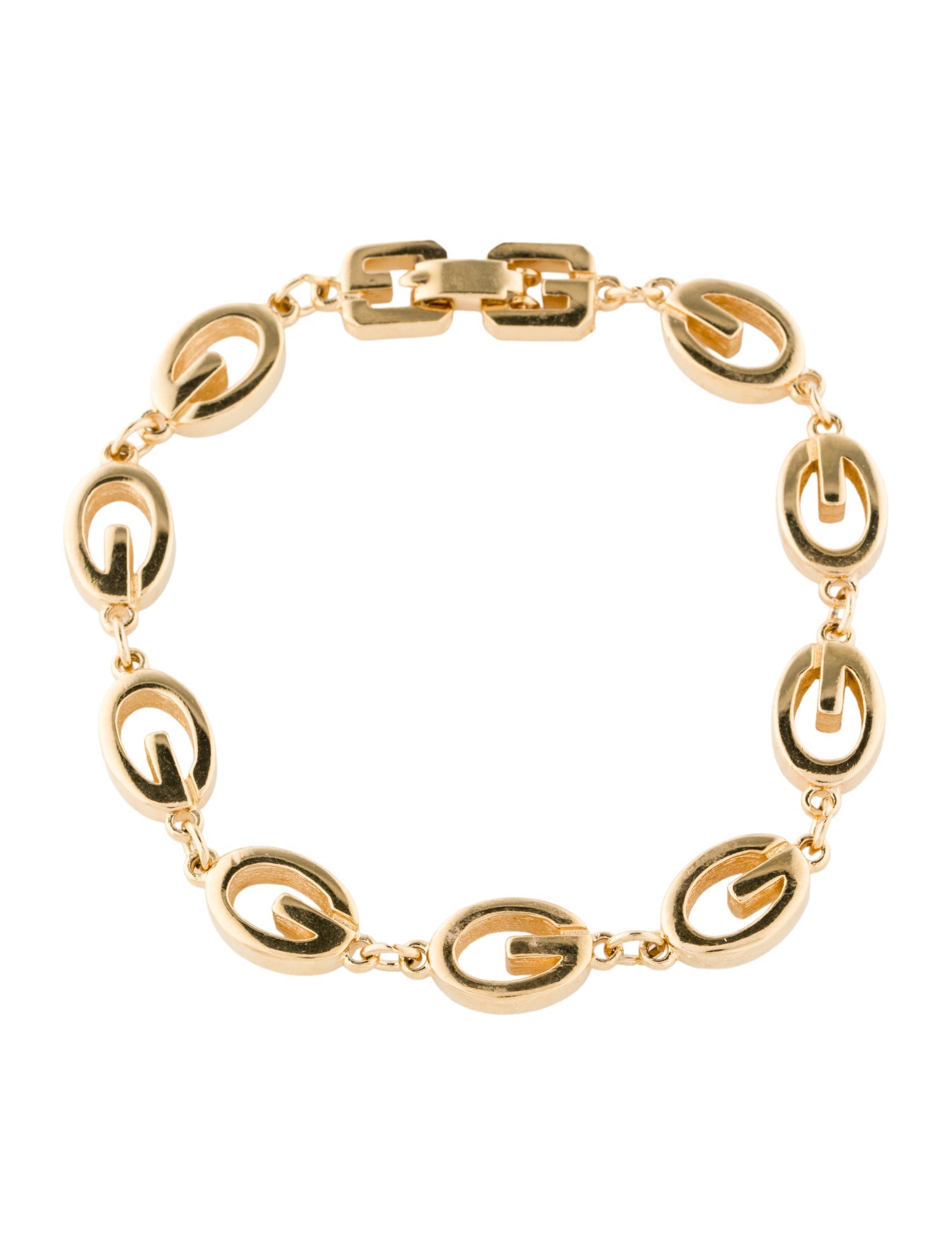 Givenchy Vintage "G" Link Bracelet