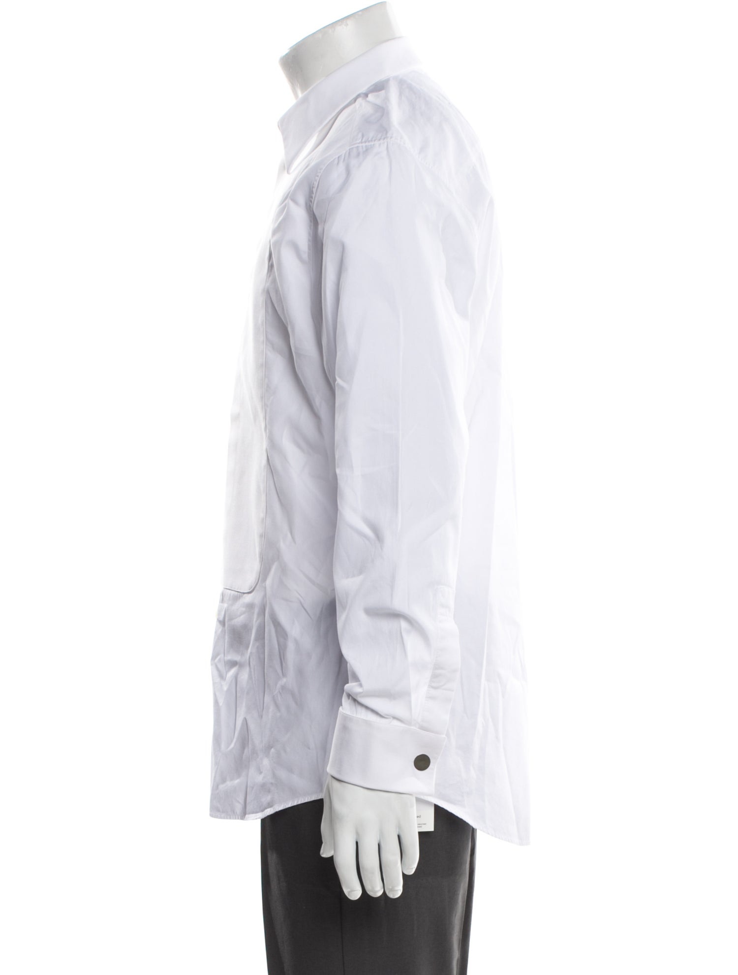 Givenchy Signature Logo Long Sleeve Tuxedo Shirt