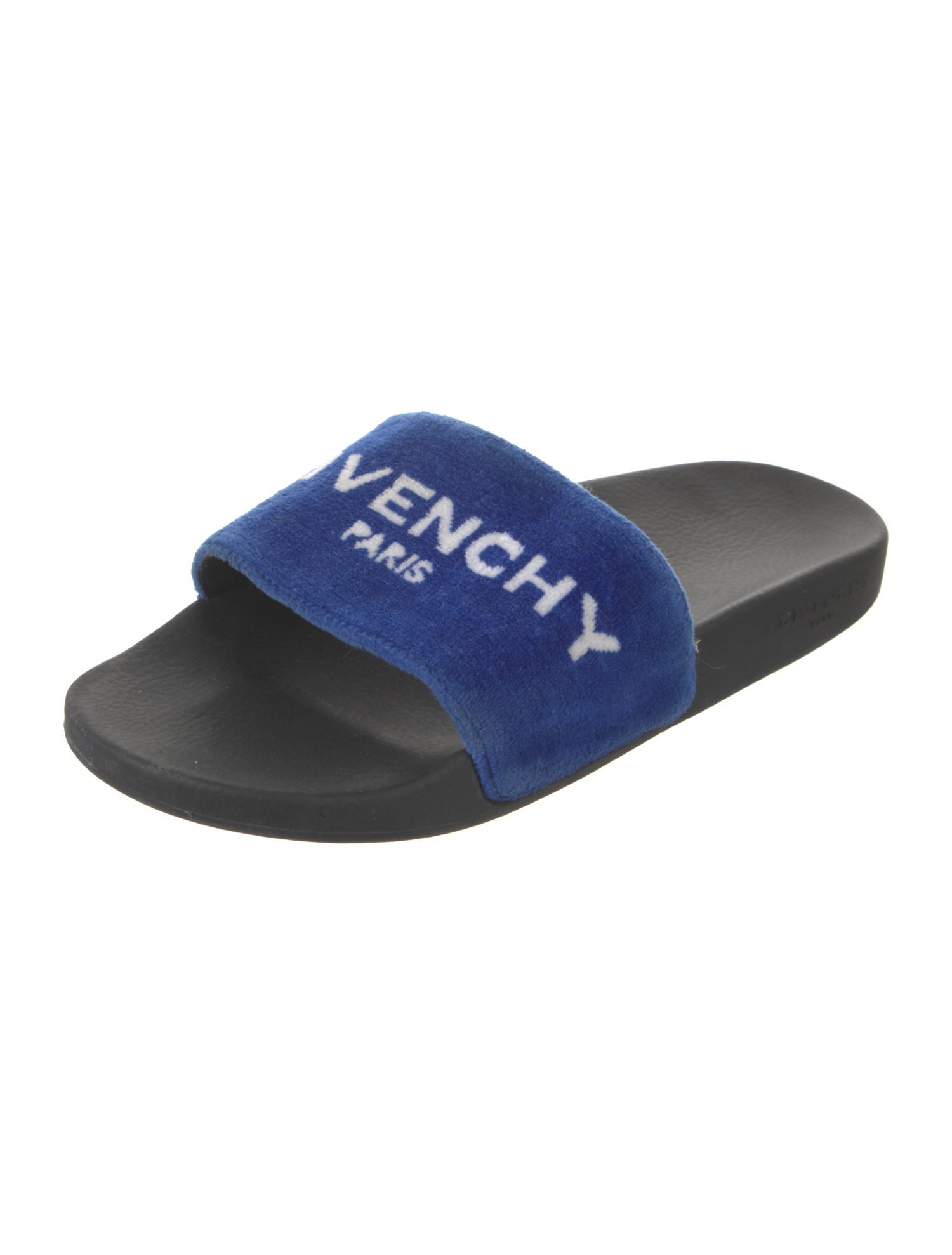 Givenchy Velvet Printed Slides