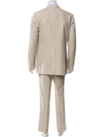 Givenchy Wool Pleated Accents Suit